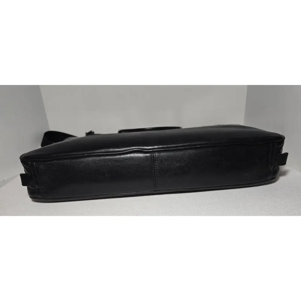 JACK SPADE FILE Laptop Bag Black Fulton Leather Briefcase MSRP $468 - Picture 9 of 16